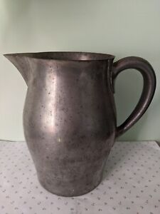 Vintage Pitcher Marked With Reed Barton Pewter P85 9 1 2 H P At Bottom