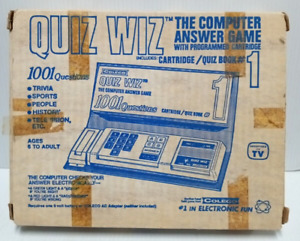 Vintage Quiz Wiz Handheld Tabletop Electronic Video Game As Seen On Tv 