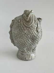 Rare Chinese Song Dynasty 11th Century Qingbai Unique Fish Bottle Chaozhou Kiln