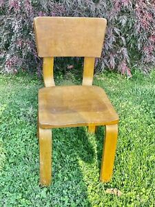 Rare Mid Century Modern Original Thonet Bentwood Plywood Children S Chair 14