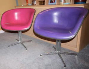  Sale 1 Eames Pink Or Purple Alexander Girard La Fonda Herman Miller Chair Rare