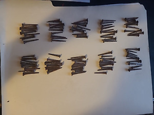 Antique Square Nails With Round Heads 100 Nails 