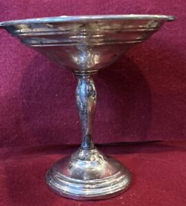 Revere Silversmiths Sterling Reinforced With Cement 810 Chalice Rare 219 4 Grams