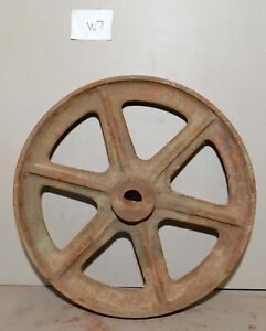 Antique Industrial Collectible Cart Wheel Factory Railroad Door Roller Tool W7