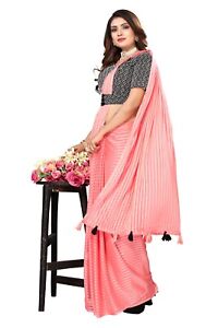 Readymade Saree Indian Party Wear Pakistani Wedding Saree With Readymade Blous