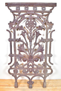 Beautiful Antique Cast Iron Rail Railing Balcony Panel Ornate 31 5 X 17 25in
