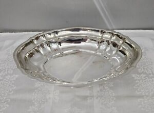Chippendale Oval Serving Tray Bowl Gorham Sterling Silver 10 X 7 399 8g