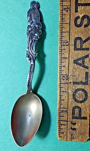 Bsa1 Philadelphia Sterling Spoon Ben Franklin Figural Handle Two Sided 13 8g