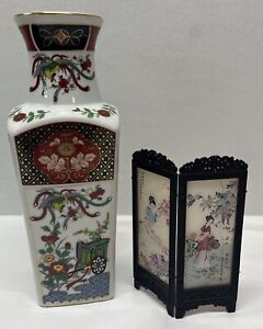 Imari Japanese Porcelain Vase Good Condition No Nick Chips Scratches 10 1 4 H