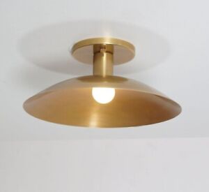 Single Light Wall Light Modern Brass Sputnik Ceiling Flush Mountchandelier Light