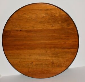 Early Mid Century Kling Colonial Furniture Solid Wood Lazy Susan 20 