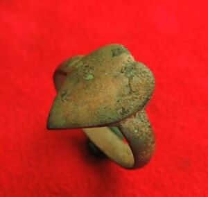 Ancient Bronze Ring From The Middle Ages