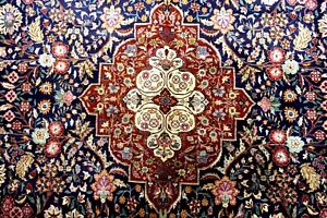 9x12 Brilliant Masterpiece Hq 400 Kpsi Hand Knotted Vegetable Dye Wool Quomm Rug