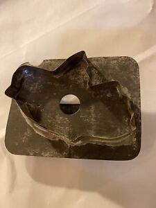 Early Handmade Songbird In Flight Cutout Tin Cookie Cutter With Handle Pr755