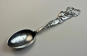 Antique Dated 1906 Paye Baker 5 375 Sterling Souvenir Spoon Indian Handle