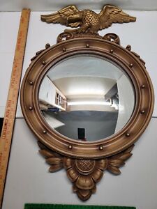 1960 Syroco Eagle Federal Style 4010 Large Convex Mirror 13 Colony 28 