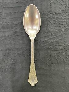 Tiffany Co Persian Pattern Sterling Silver Ice Cream Spoon Monogrammed 6 1 4 