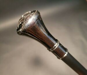 36 Vintage Antique Style Free Masons Metal Walking Stick Cane