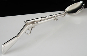 Chinese Export Silver Rifle Spoon Wang Hing Co C 1920