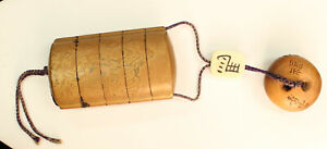 Antique Japanese Lacquer Inro Pill Box Ojime Netsuke