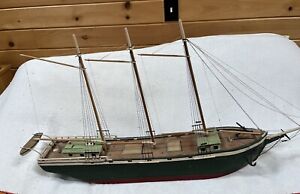 40 Antique Schooner Ship Model Custom Made