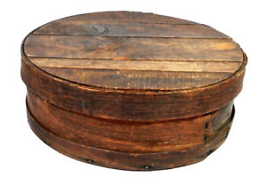 Antique Wood Cheese Box