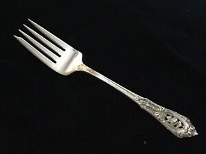 Wallace Sterling Flatware Rose Point Salad Fork 6 3 8 Inches