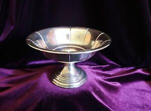 Antique Gump S San Francisco Weighted Sterling Silver 170g Footed Nut Bowl 37