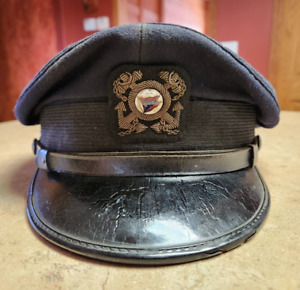 Antique S Appel Co Est 1856 Detroit Yacht Club Captains Cap Hat Authentic