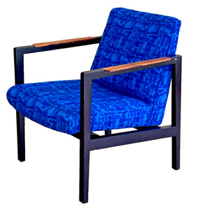 Dunbar Edward Wormley Wood Lounge Desk Arm Chair Vtg Modern Mcm Mccobb
