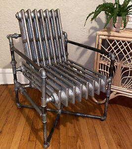 Radiator Chair Anthropologie Furniture Antique Cast Iron Pipe Unique Unusual