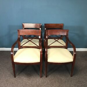 Set Of 4 Baker Furniture Armchairs
