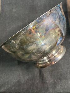 Vintage Sheridan Silver Plate Pedestal Bowl 430 Grams