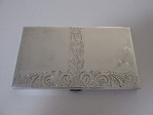 Vintage Wadsworth Sterling Silver Cigarette Case