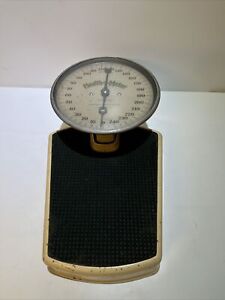 Vtg Antique Cast Iron 1900 S Health O Meter Professional Doctors Physician Scale