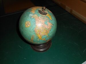 Vintage 8 Replogle Standard World Globe Made In Chicago Ill
