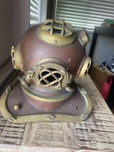 Copper Antique 11 Diving Helmet Deep Marine Scuba Divers Decor