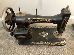 Antique White Rotary U S A Sewing Machine Fr 2290911 Sewing Machine