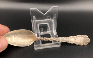 Antique San Gabriel Mission Sterling Souvenir Spoon Demi 5 415 Ozt