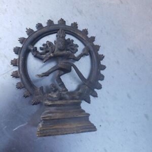 Great Antique Vintage Dancing Shiva Hindu Figurine