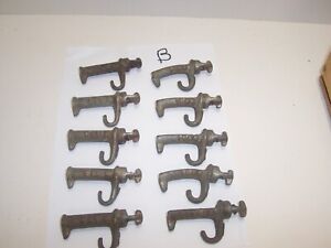 Vintage Lot Of 10 Antique Maple Syrup Sap Taps Cast Iron Patent Dated 1898