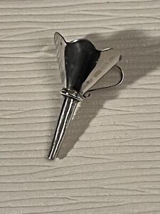 Vintage Sterling Silver Perfume Funnel Scalloped Edge Hallmarked An Scales 925