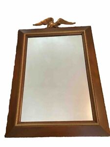 Federal Style Gilded Wood Mirror American Eagle 16 X 27 