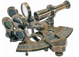 Antique Reproduction Authentic Models Pocket Sextant Used Ancient Medieval Knig
