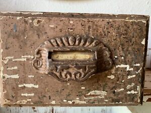Antique Wood Cubby Box Chippy Drawer Farmhouse Shabby Chic French Cottage
