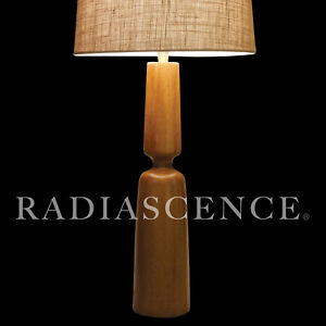 Xxl Danish Modern Raymond Pfennig Walnut Hourglass Table Zina Lamp Lloyd Powell