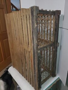 Authentic Vintage Maine Lobster Trap New England Nautical Decor Coffee Table 