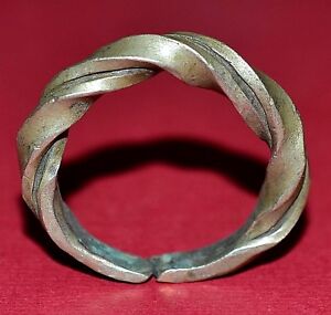 Antique African Tuareg Ethnic Metal Tribal Ring From Niger Africa Ring Size 14