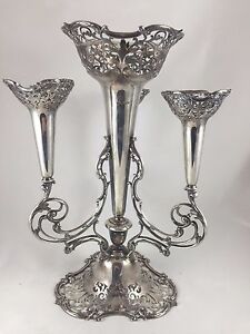 Mappin Webb Sterling Silver Epergne 1915