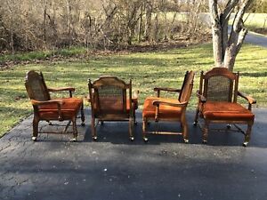 Set Of 4 Vintage Roanoke Dining Chairs From 1977 